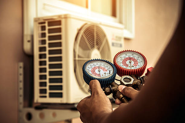 Professional Hvac technician working in Shannon, AL
